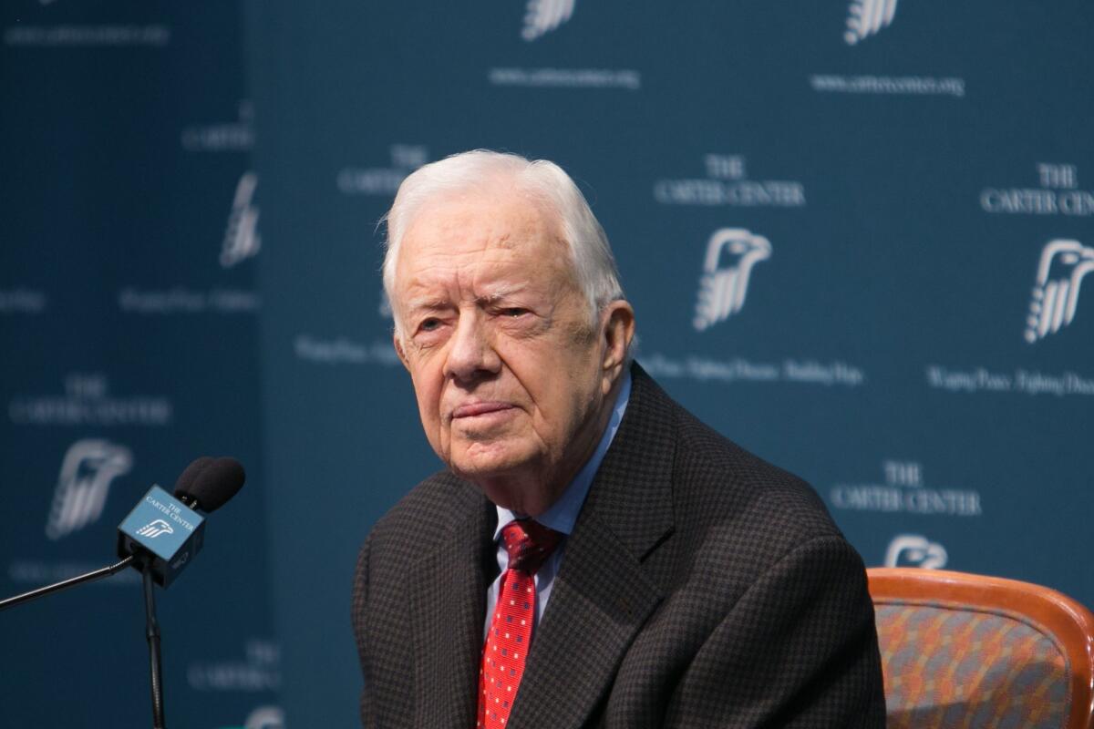 President Carter discusses his cancer diagnosis. Carter is working with author Jonathan Alter on a new biography.