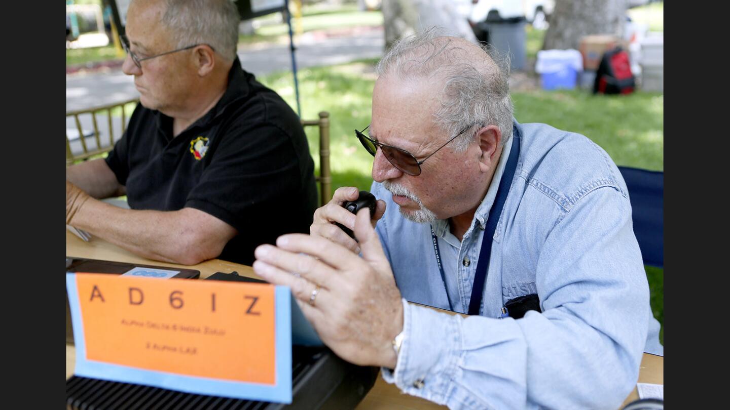 Crescenta Valley Radio Club and Glendale Emergency Auxiliary Radio Service participate in national Field Day for ham radio users