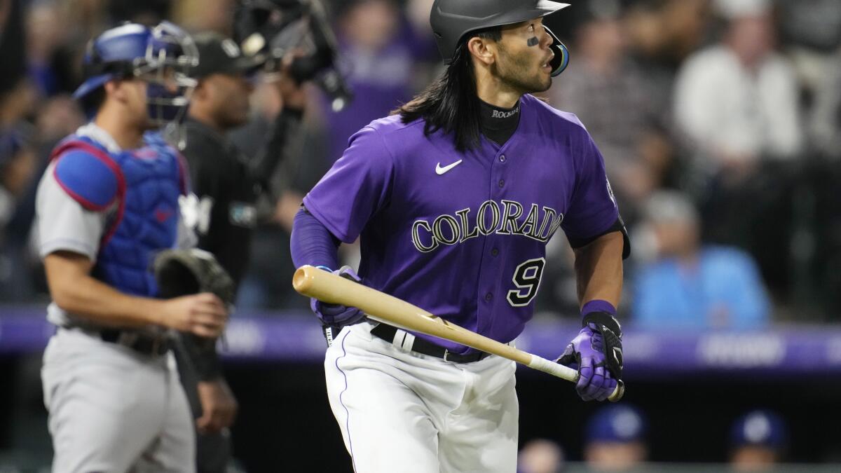 Connor Joe homers in 8th, Rockies hold off Dodgers 3-2 - NBC Sports