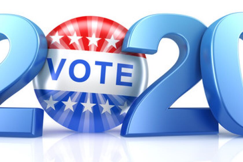 Vote 2020 stock logo