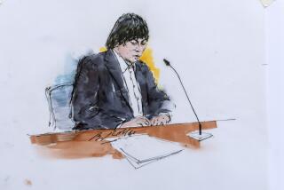 In this courtroom sketch, Ippei Mizuhara appears in federal court in Los Angeles Tuesday