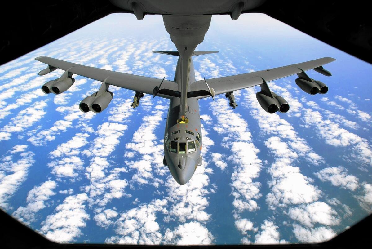 Many B-52 Stratofortress bombers in the Air Force fleet were built by Boeing during the Kennedy administration.
