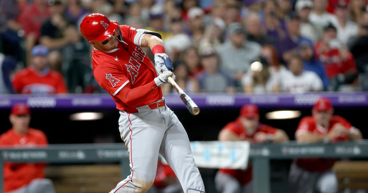 Commentary: Mike Trout hit his 400th career home run. Here's an appreciation, not a lament