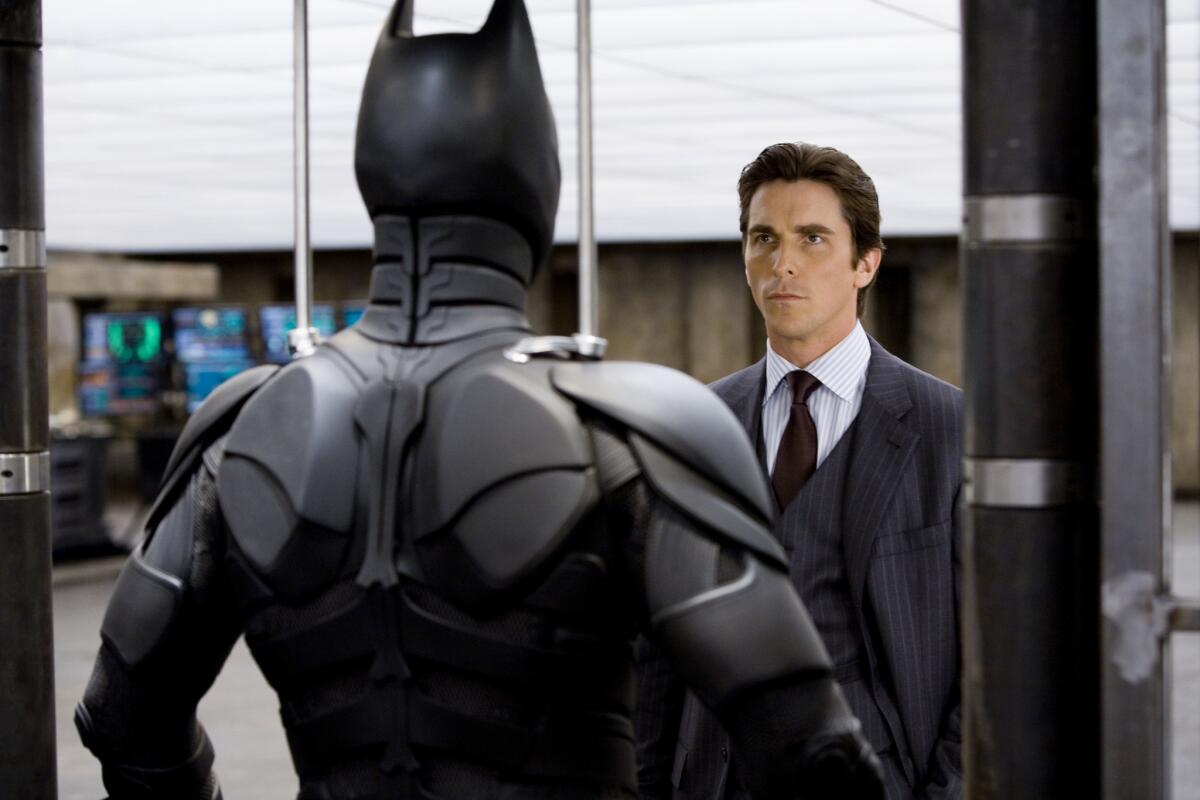 Christian Bale stars as Bruce Wayne in "The Dark Knight."