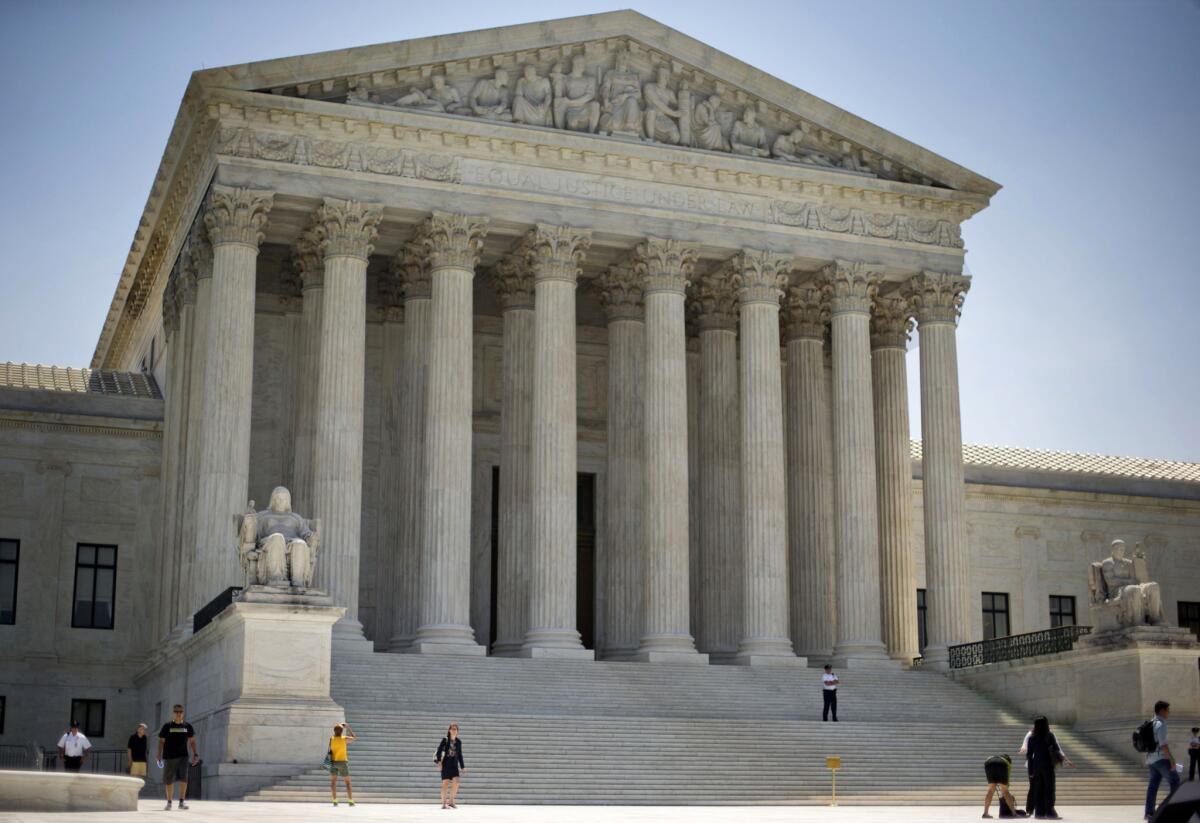 The Supreme Court building in Washington.