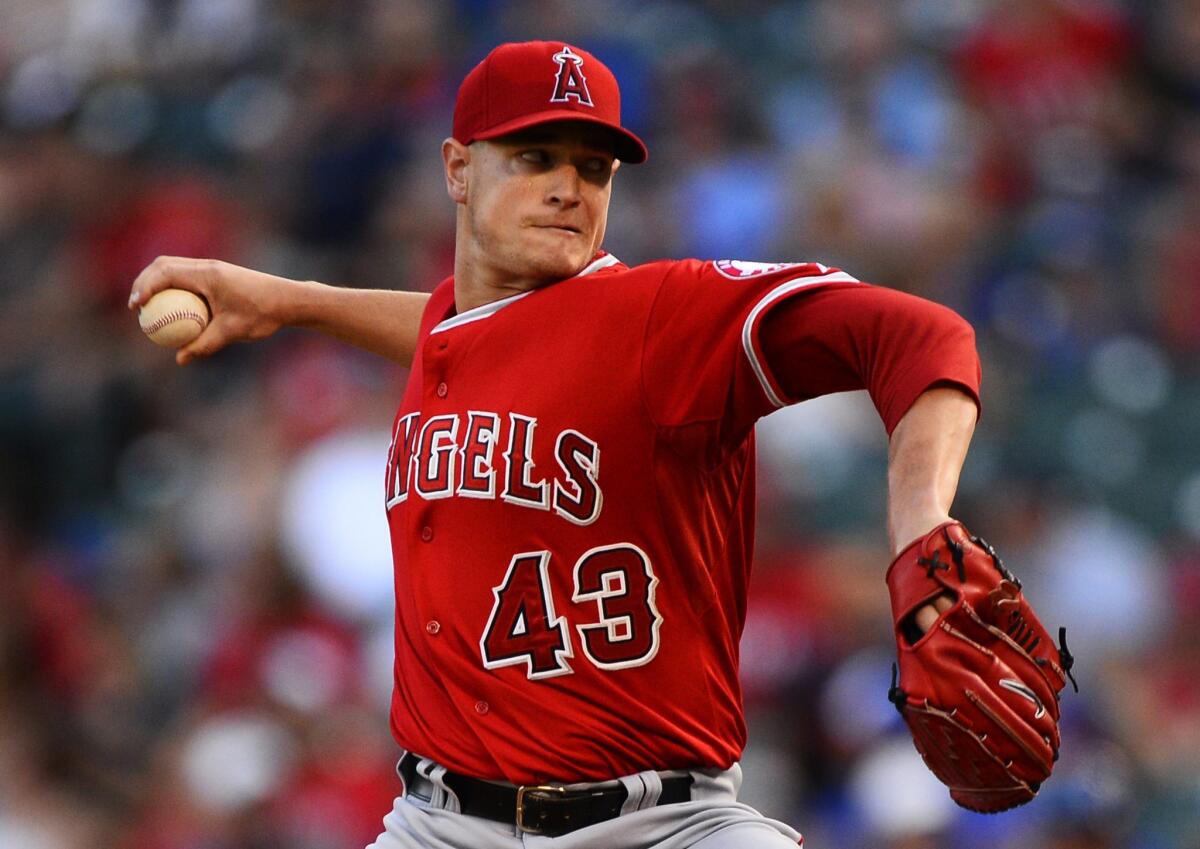 Garrett Richards will sit out at least six months because of a knee injury.
