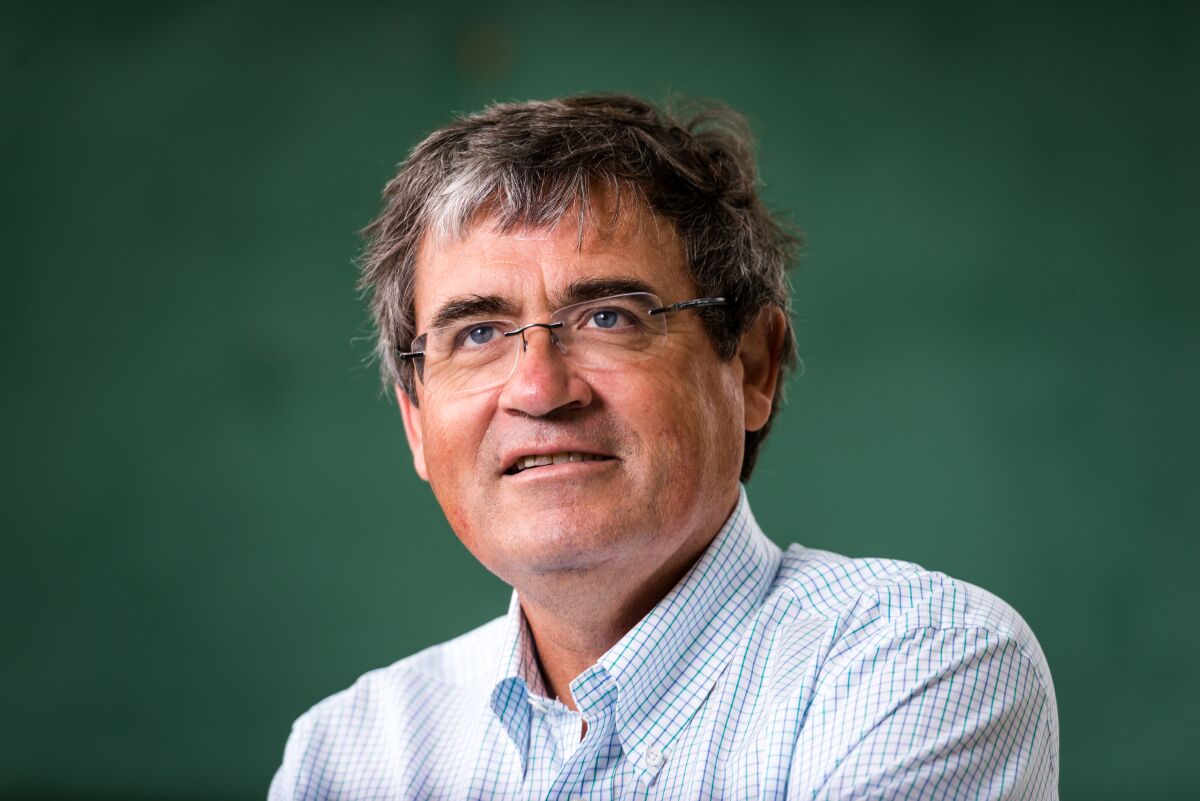 A portrait of professor Andrew Scull.