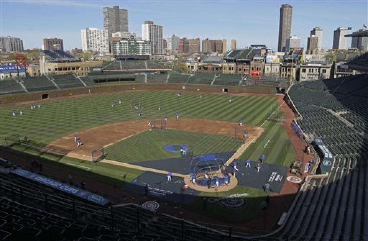 New Wrigley Field plaza makes debut ahead of Chicago Cubs home