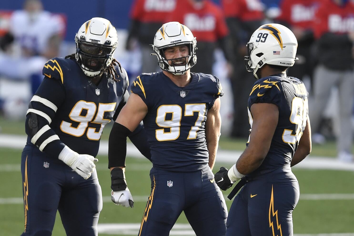 In drop-the-mic performance, Chargers' Joey Bosa a good sport