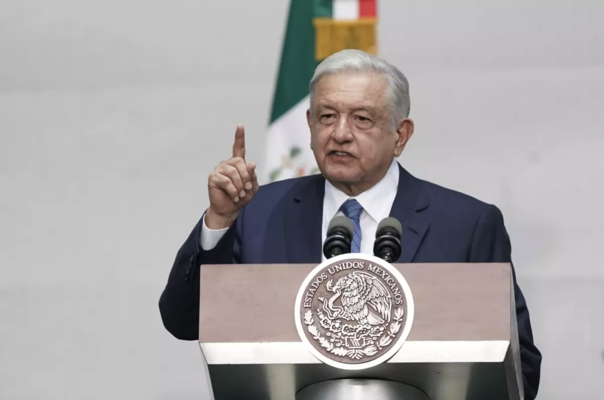 El presidente de México Andrés Manuel López Obrador 