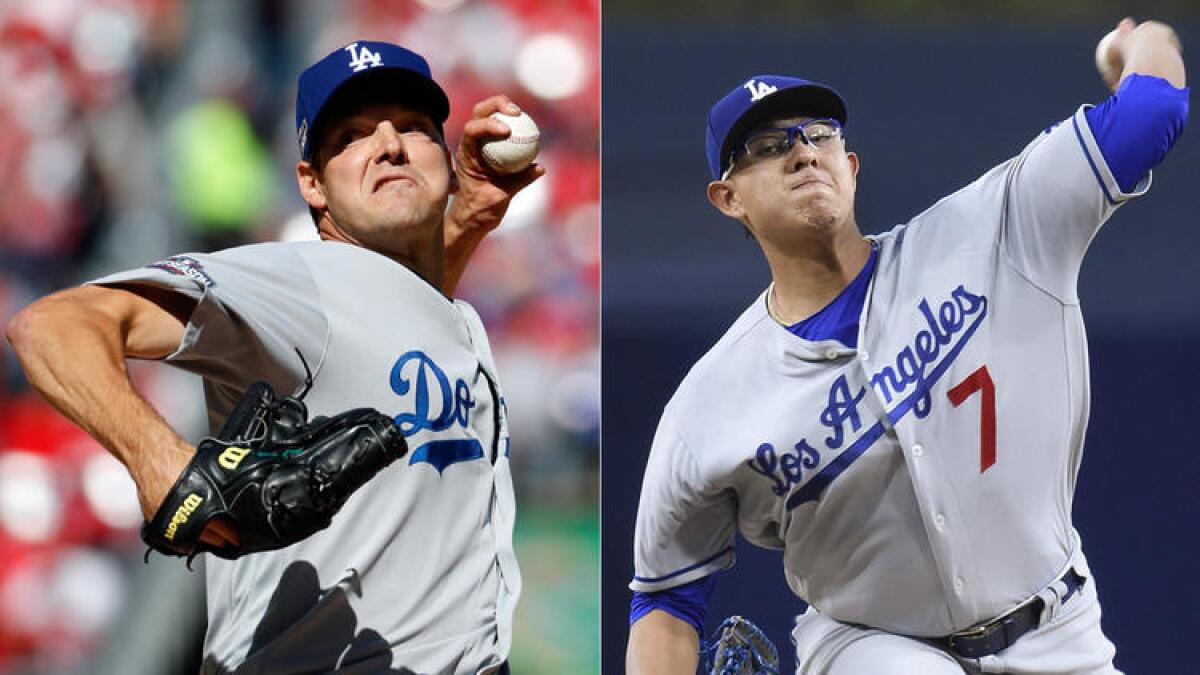 Rich Hill and Julio Urias will have a lot to do with whether the Dodgers win or lose Game 5.