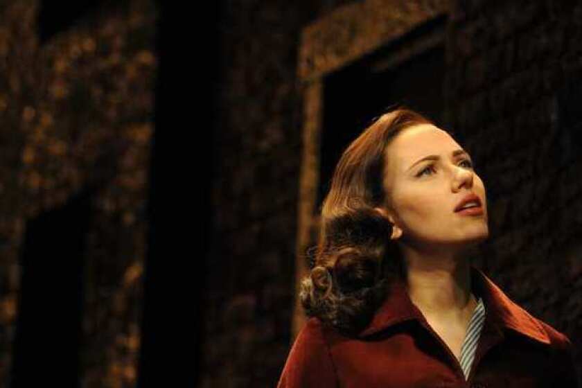 Scarlett Johansson in the 2010 Broadway revival of Arthur Miller's "A View From the Bridge."