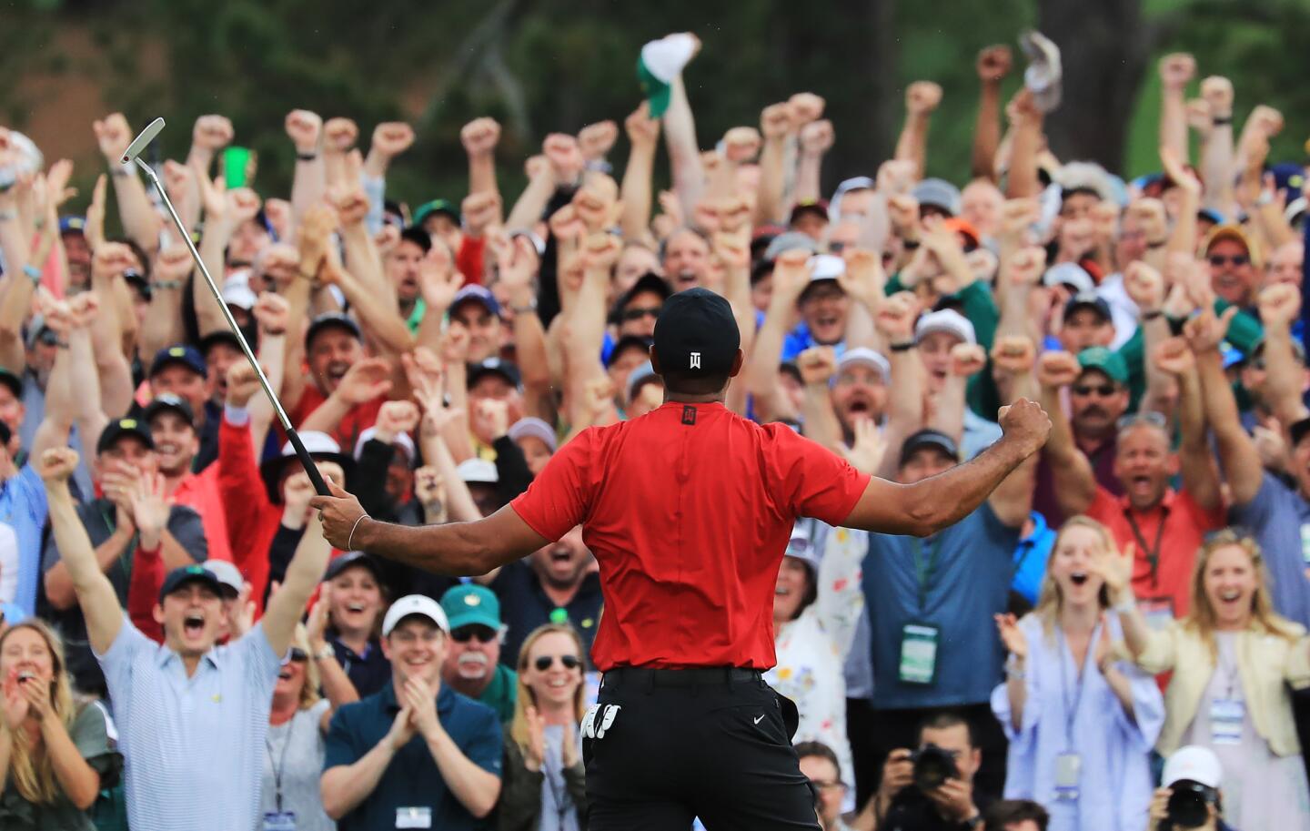 Tiger Woods at the Masters