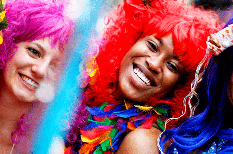 Big. Colorful Hair is Back in Style for Mardi Gras