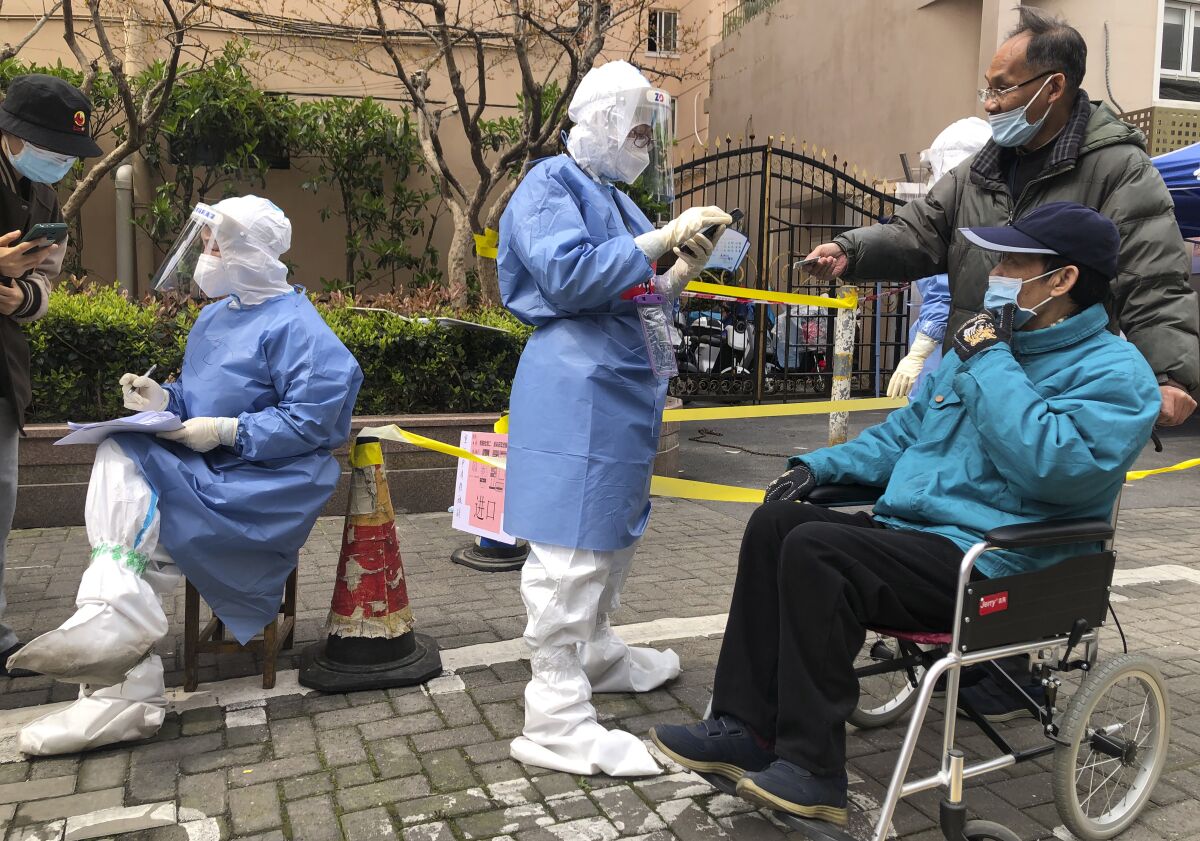 Coronavirus tests being conducted in Shanghai