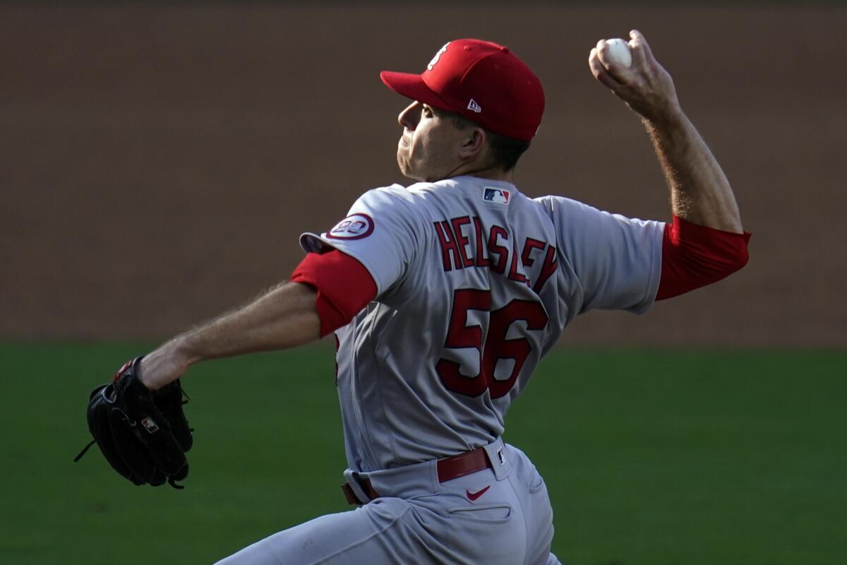 Cardinals reliever Ryan Helsley on injured list