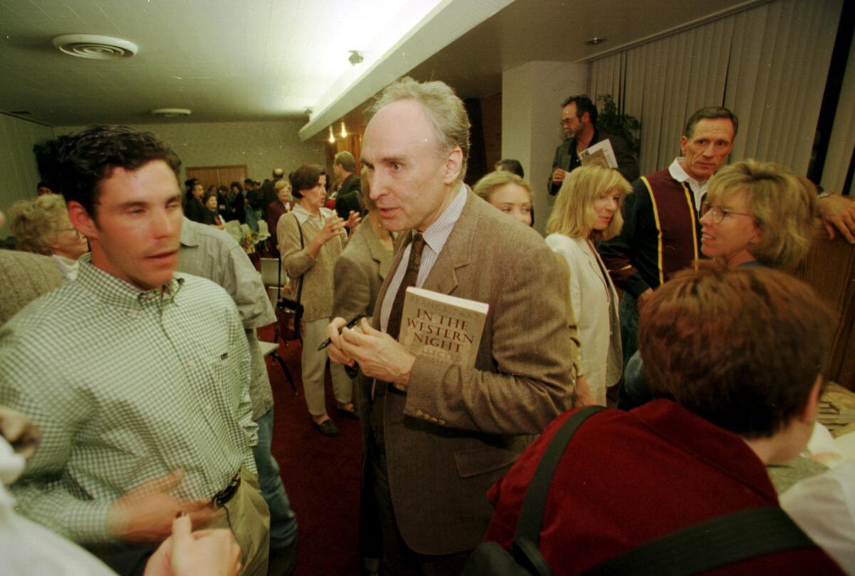 Poet Frank Bidart, shown during a 1997 visit to his native Bakersfield, has won the 2014 PEN/Voelcker Award for Poetry.