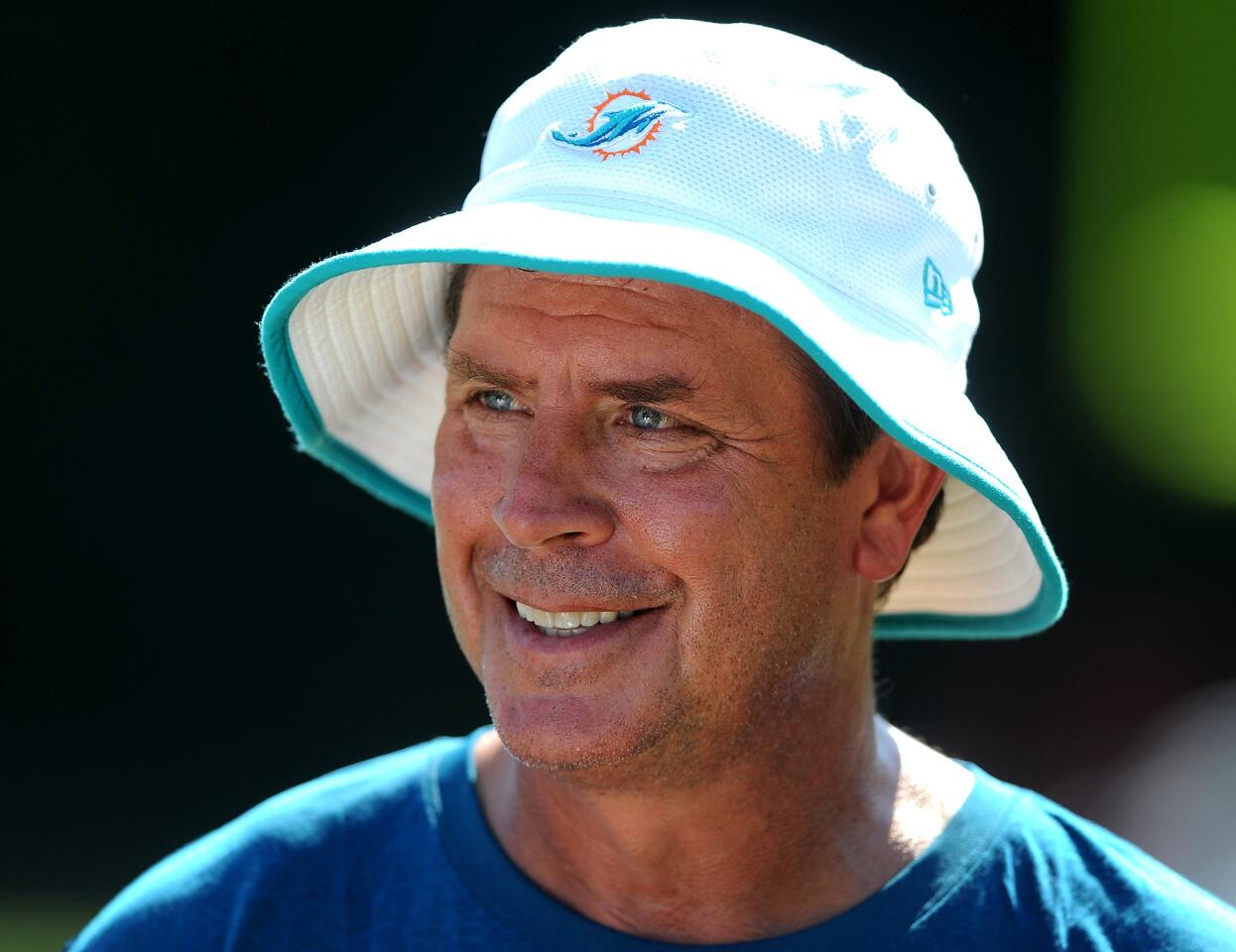 Dolphins practice against Panthers in South Carolina