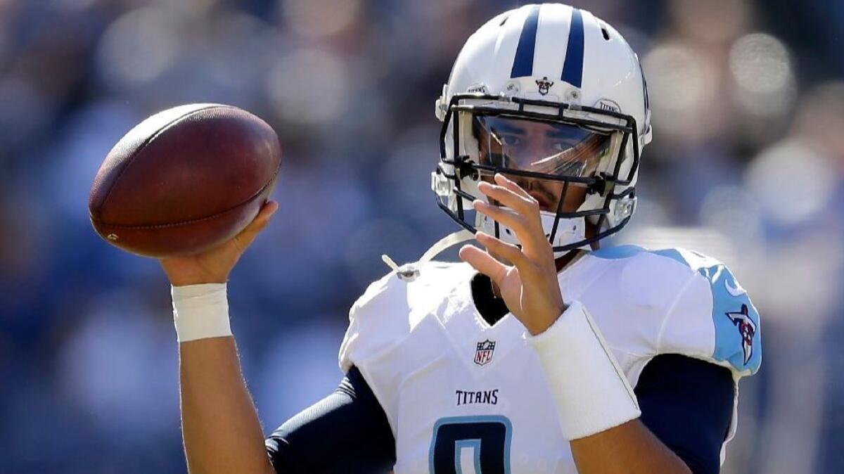 Titans quarterback Marcus Mariota spent training camp trying to regain his form after he fractured right fibula last Christmas Eve.