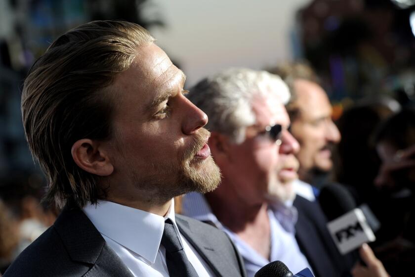 Actor Charlie Hunnam, seen here at the premiere of FX's "Sons of Anarchy" in Los Angeles on Sept. 7, will play the role of Christian Grey in the film "50 Shades of Grey."