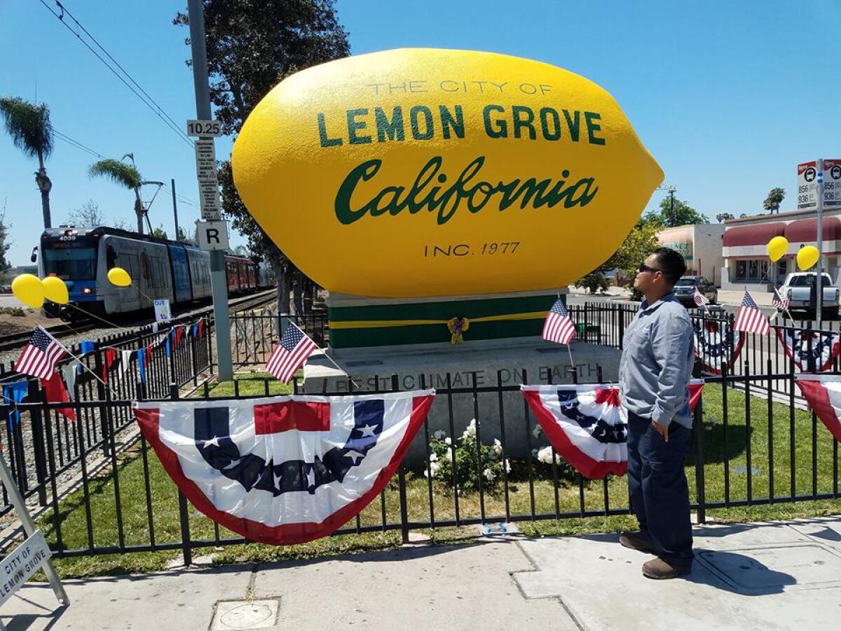 Famous for its Big Lemon, Lemon Grove needs to find ways to help its homeless population.