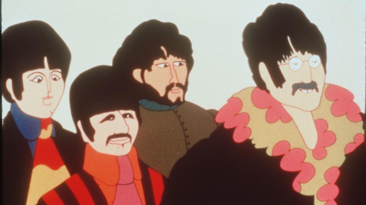 "Yellow Submarine" marked the Beatles' fourth film.