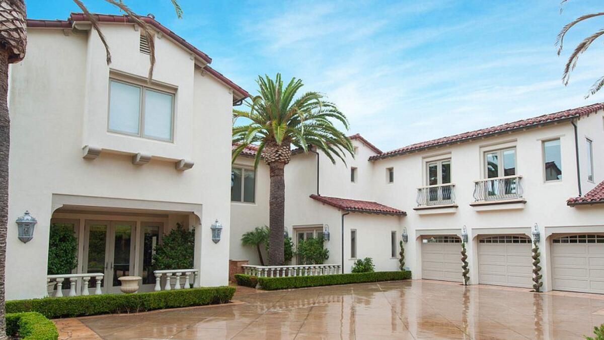 Laker Kobe Bryant's Newport Coast house, built in 1997, currently shows a list price of $6.45 million.