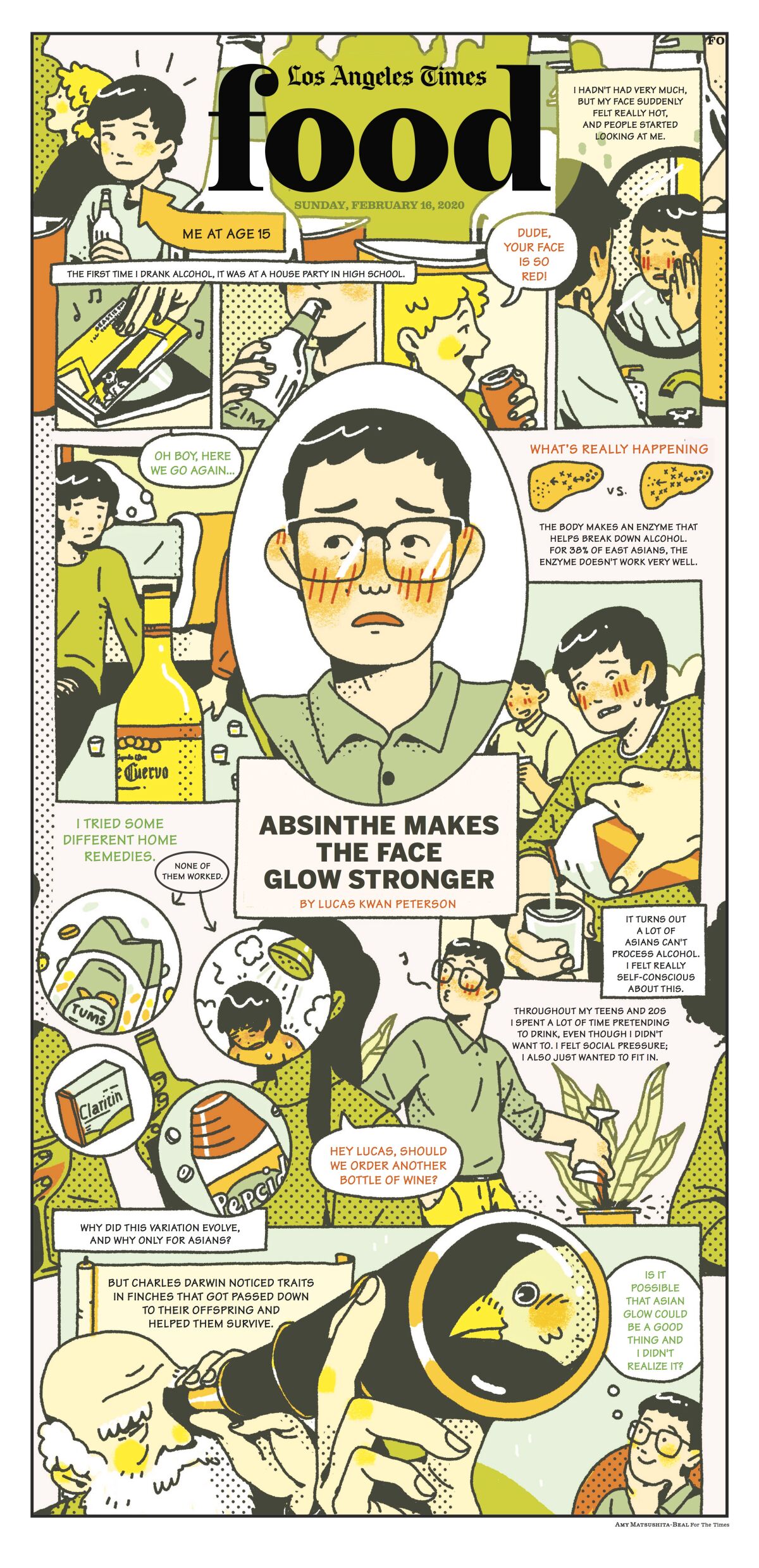 Los Angeles Times Food section cover, Sunday, Feb. 16, 2020