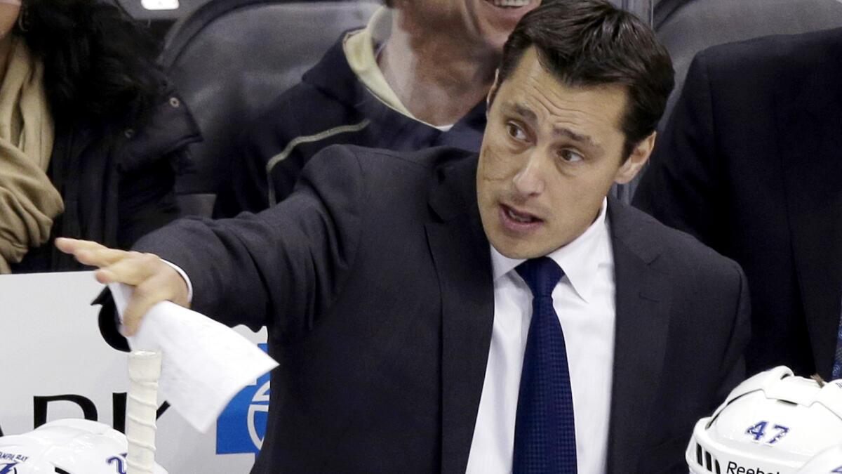 Guy Boucher led the Tampa Bay Lightning to the Eastern Conference finals in 2014.