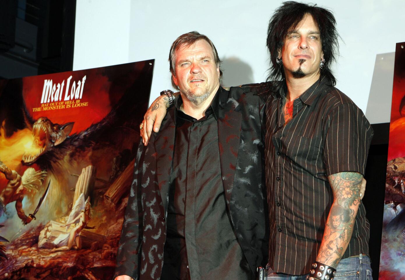 Meat Loaf and Nikki Sixx