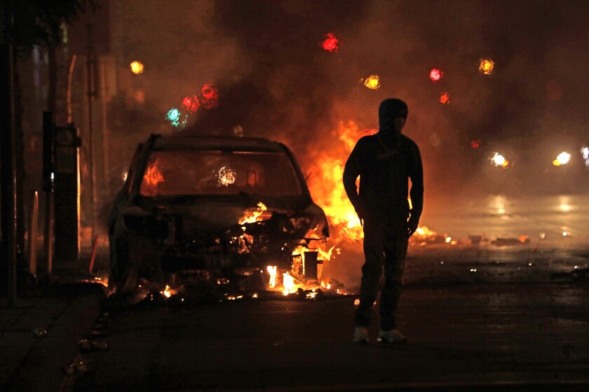 Portland Protests Unsettle A City Used To Demonstrations Los Angeles Times