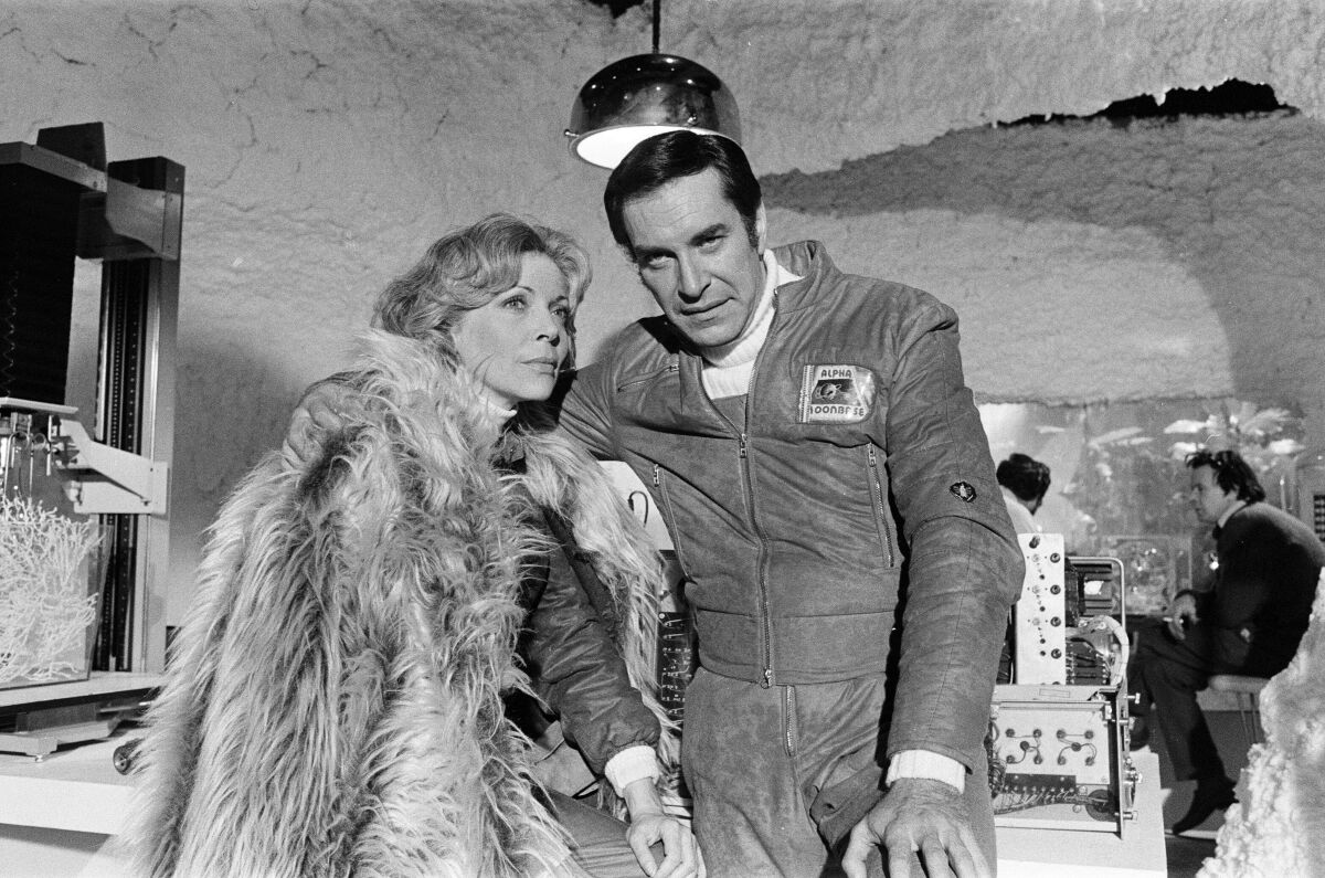 Space 1999, Science Fiction TV Series. The series ran for two seasons. Starring Barbara Bain and Martin Landau.