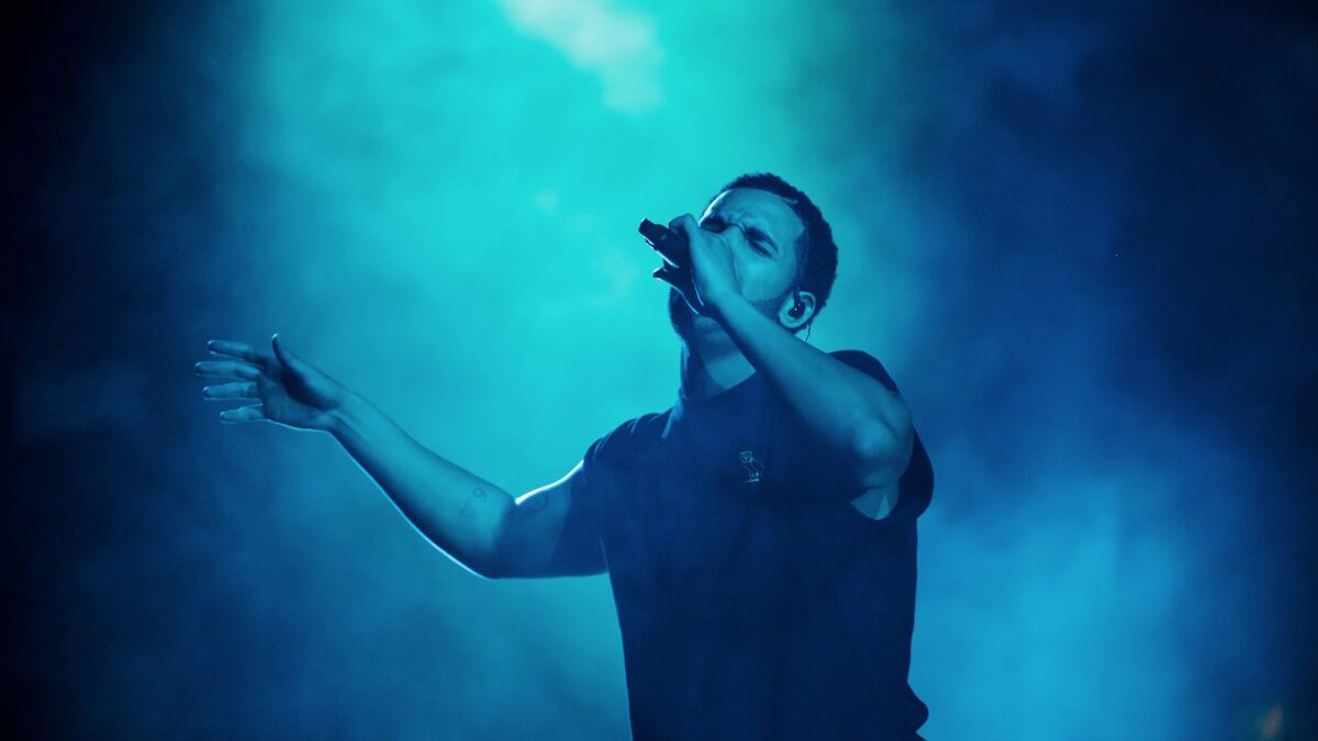 Drake, seen performing at Coachella, debuted at No. 1 on the Billboard 200 with his album "Views."