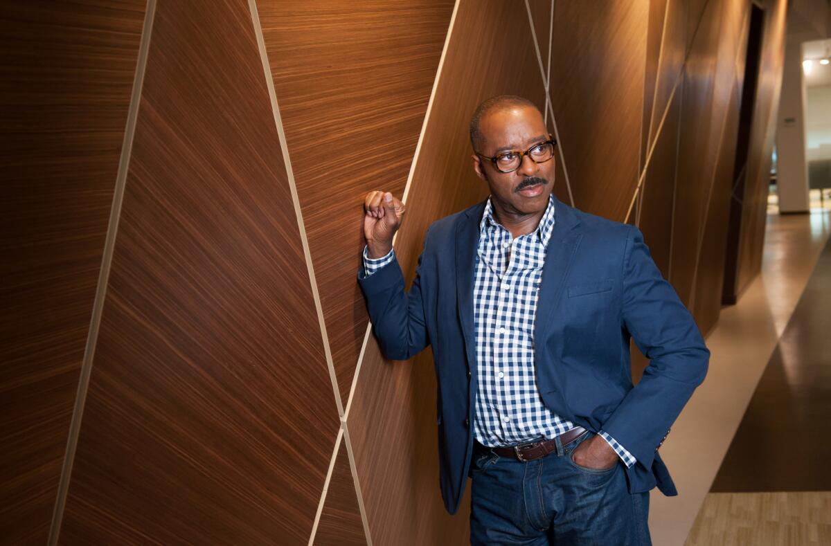 Courtney B. Vance, who played Johnnie Cochran, says the trial was "the first time since the Kennedy assassination or the moon walk that we were all watching collectively as a nation." (Christina House / For The Times)