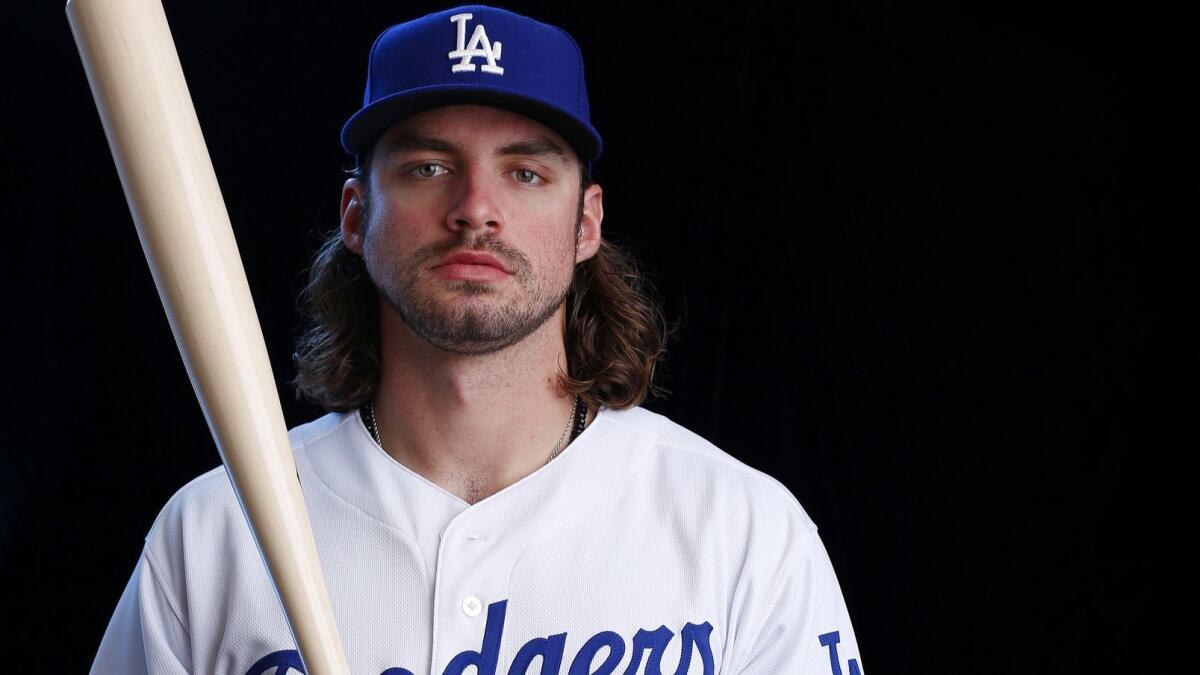 Dodgers outfield prospect DJ Peters has power but is also prone to strikeouts, leading the Texas League with 192 last season. Says Peters: “I know I can hit the ball out of any ballpark anywhere. ... I just want to compete and put the ball in play more often with two strikes.”