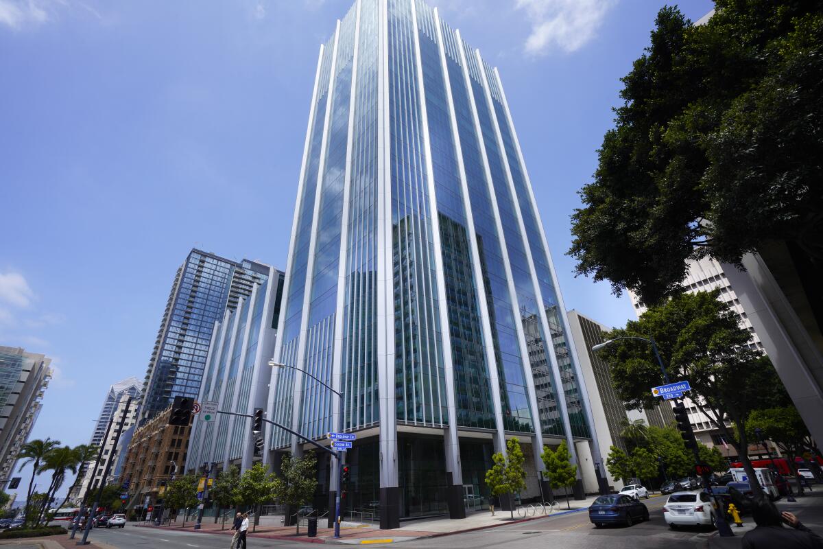 The Executive Complex Building at 1010 Second Ave. in downtown San Diego
