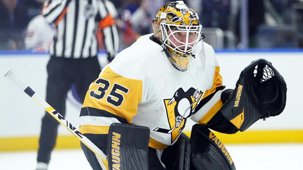 Penguins' All-Star goalie Jarry to miss start of playoffs - The San Diego  Union-Tribune