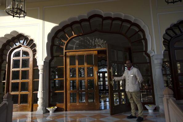 Doorman at Rambagh Palace