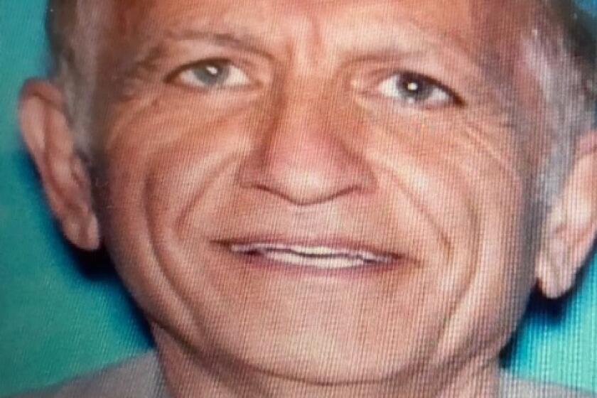 Mohammad Ala, 71, of Laguna Beach has been reported missing. He was last seen on the northbound 605 Freeway in Downey on Aug. 15, 2023.