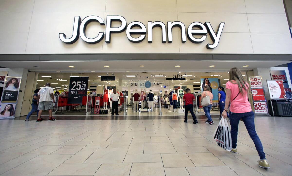 Mall-based retailers, like J.C. Penney, reported disappointing holiday sales.