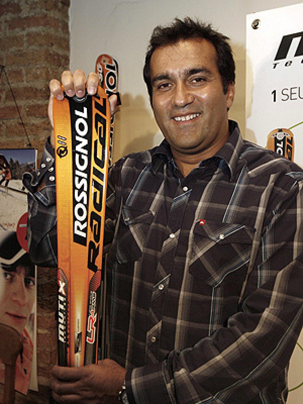 This December 6, 2006 shows CEO of the French Quiksilver group Bernard Mariette posing in Paris. Mariette resigned from the position to pursue other interests, including the possible acquisition of the Rossignol group.