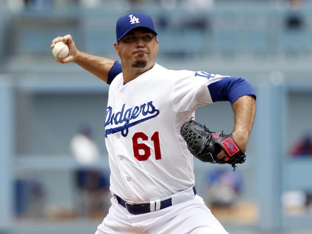 Dodgers pitcher Josh Beckett most likely will be out for the rest of the season.