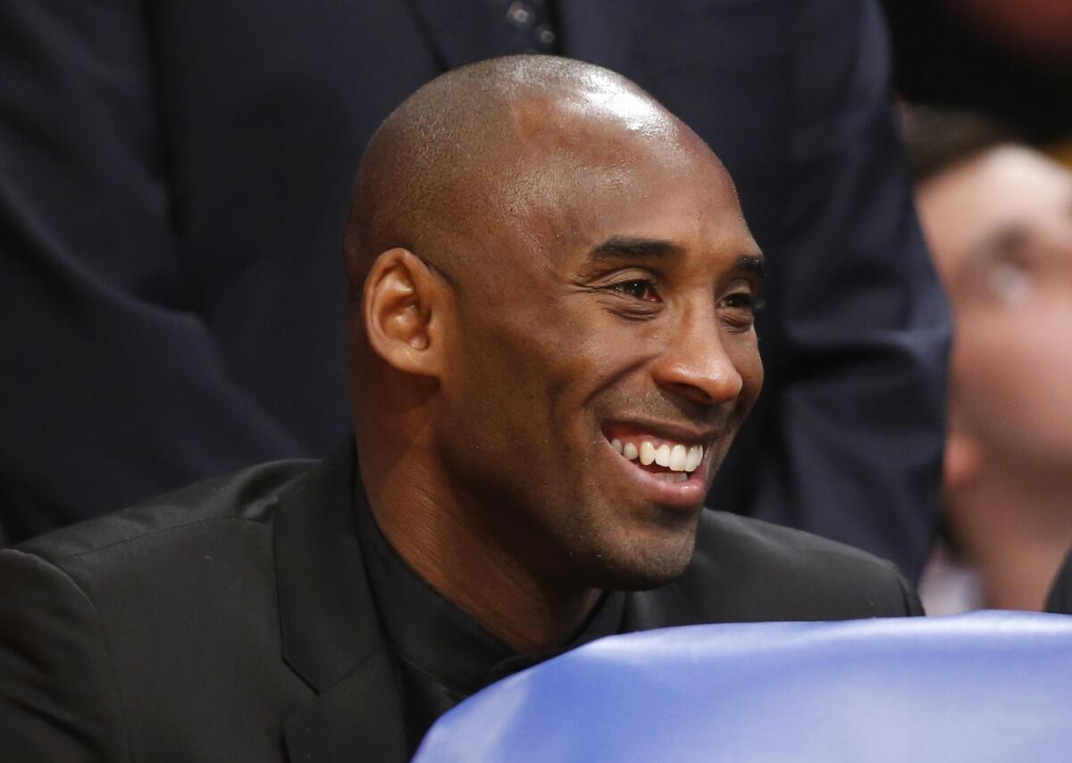 Lakers star Kobe Bryant isn't saying when he expects to play again.