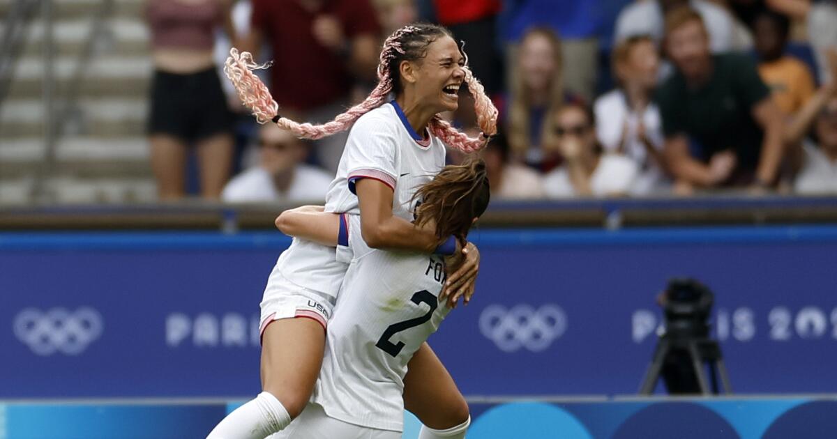Paris Olimpiyatları: Trinity Rodman gol atarak ABD'yi Japonya'yı geçti