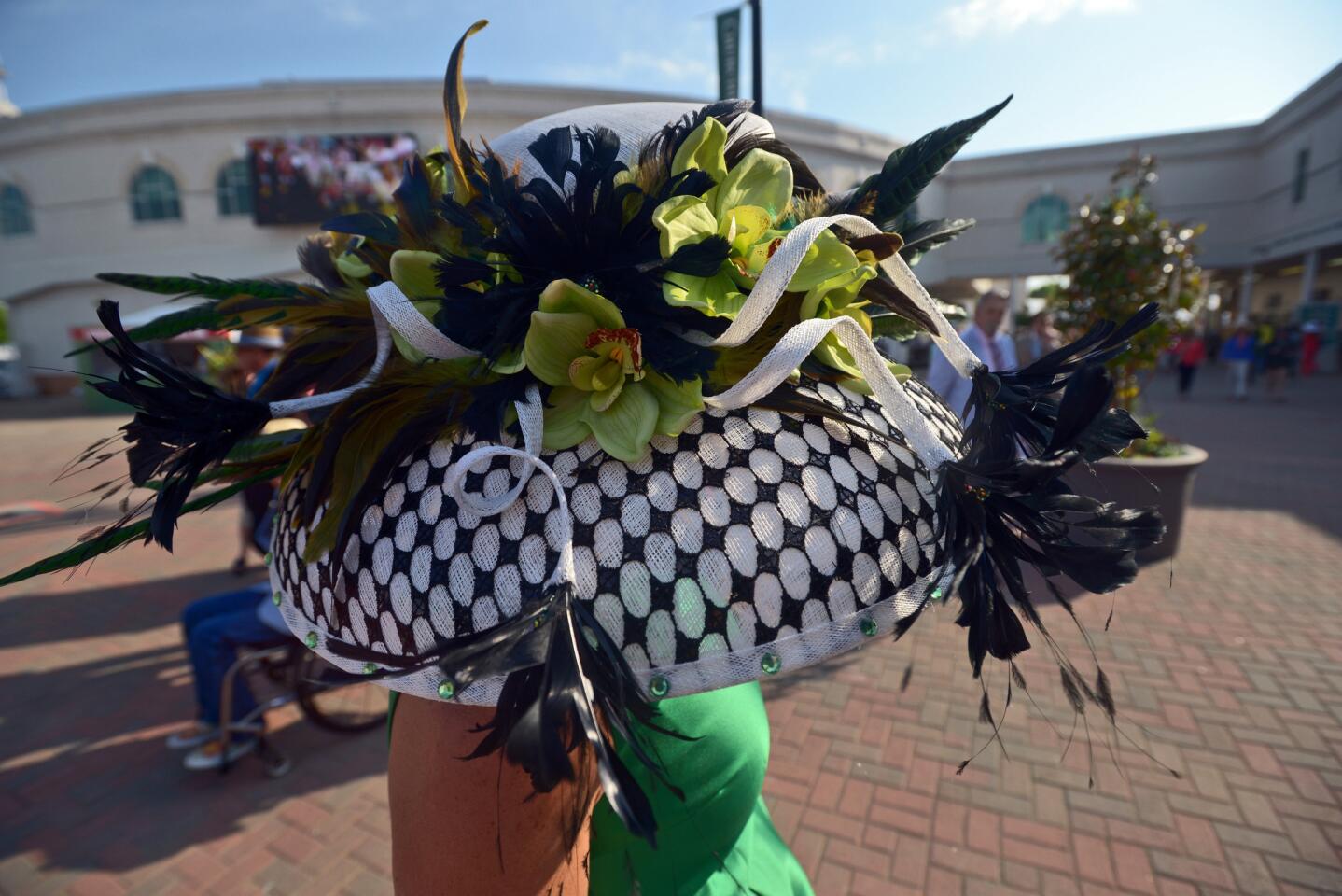 Kentucky Derby hats on parade