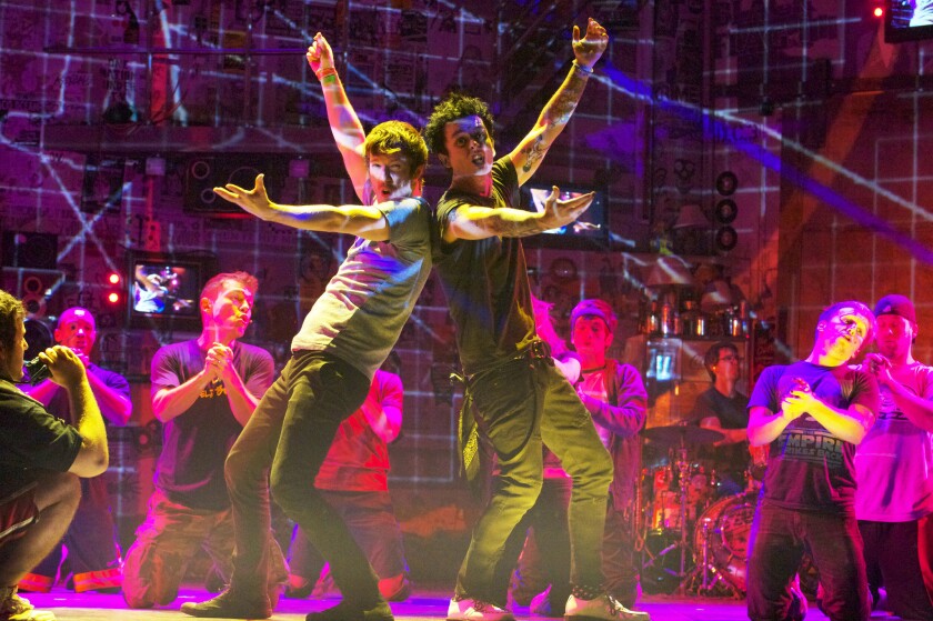 Review Punk Rock And Theater Collide In Broadway Idiot Los