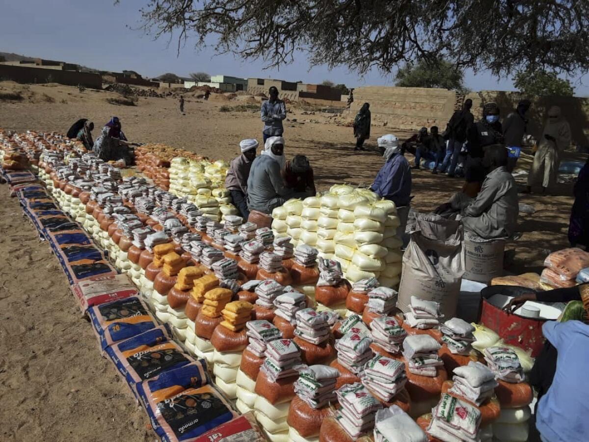 First UN food supplies arrive in Sudan's Darfur after months but millions  face acute hunger - The San Diego Union-Tribune