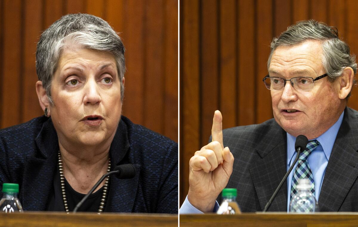 Janet Napolitano and Timothy P. White