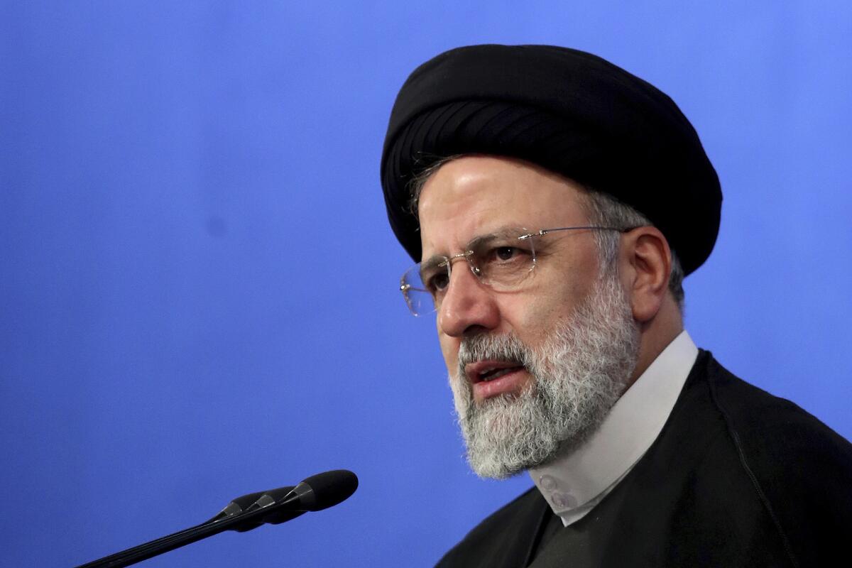 Iranian President Ebrahim Raisi