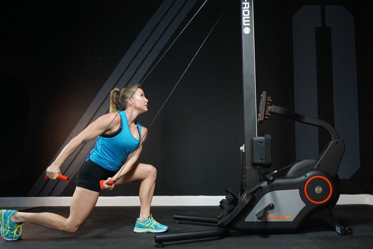 The Energy Fit is a two-in-one workout machine.